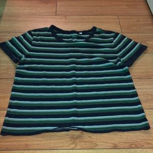 Striped Green Pacsun T-Shirt